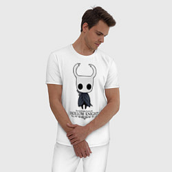 Пижама хлопковая мужская Hollow Knight, цвет: белый — фото 2