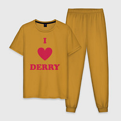 Мужская пижама I Love Derry