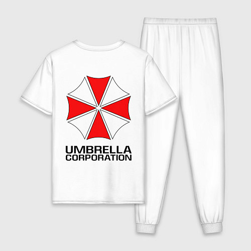 Мужская пижама UMBRELLA CORP / Белый – фото 2