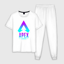 Пижама хлопковая мужская APEX LEGENDS, цвет: белый