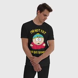 Пижама хлопковая мужская South Park, Эрик Картман, цвет: черный — фото 2
