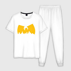 Пижама хлопковая мужская Wu-Tang Clan, цвет: белый