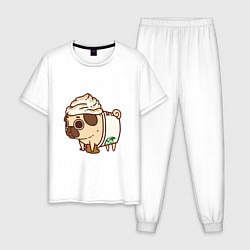 Мужская пижама Сладкий мопс