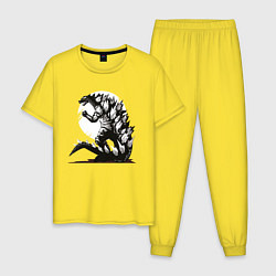 Мужская пижама Годзилла