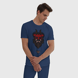 Пижама хлопковая мужская Бистмастер Dota 2, цвет: тёмно-синий — фото 2