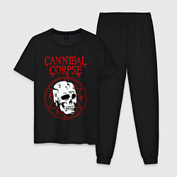 Пижама хлопковая мужская CANNIBAL CORPSE, цвет: черный