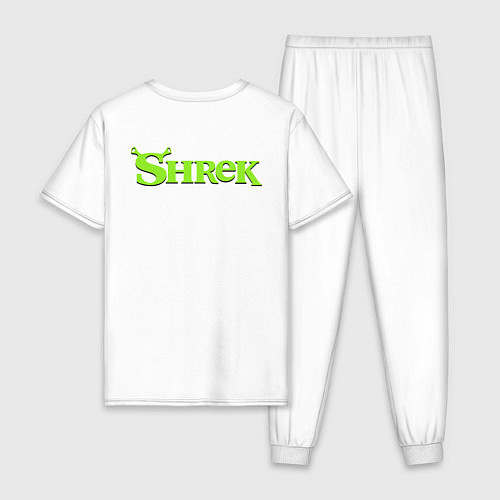 Мужская пижама Shrek: Logo S / Белый – фото 2