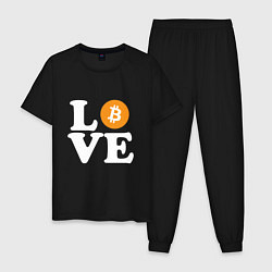 Мужская пижама LOVE BITCOIN БИТКОИН БИТОК