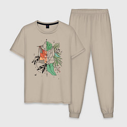 Мужская пижама Geometry Fox