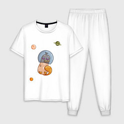 Мужская пижама Утконос и космос