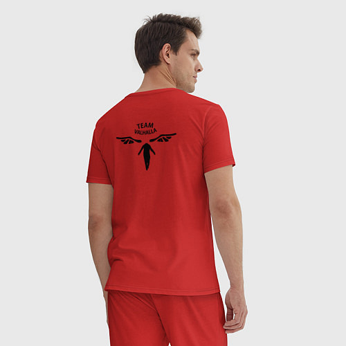 Мужская пижама TEAM VALHALLA ВАЛЬХАЛЛА / Красный – фото 4