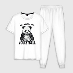 Мужская пижама Volleyball Panda