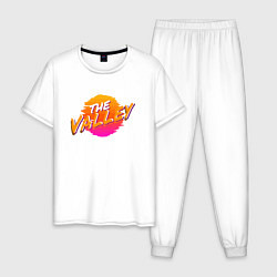 Пижама хлопковая мужская The Valley - Suns, цвет: белый