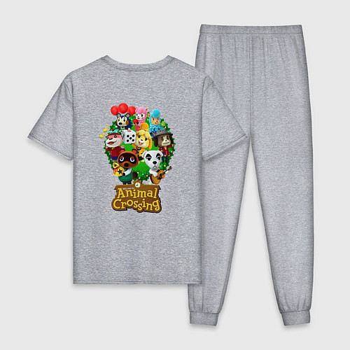 Мужская пижама Animal Digby / Меланж – фото 2