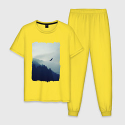 Мужская пижама ОРЁЛ НАД ЛЕСОМ EAGLE