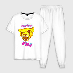 Пижама хлопковая мужская Tony 2022, цвет: белый
