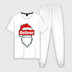 Мужская пижама I Believe In Santa Я Верю В Санту