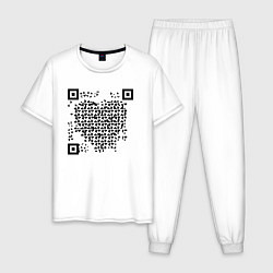 Мужская пижама QR-Heart