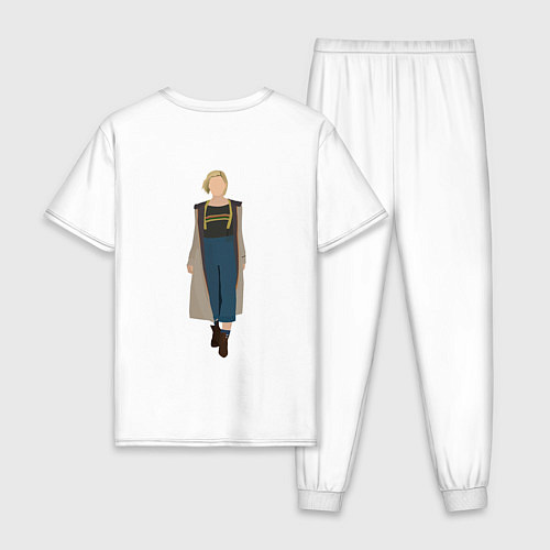 Мужская пижама Джоди Уиттакер 2022 / Белый – фото 2