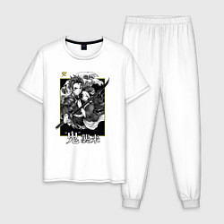 Мужская пижама Танджиро Камадо и Незуко Камадо