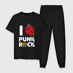 Мужская пижама I LOVE PUNK ROCK