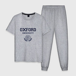 Мужская пижама Оксфорд - логотип университета