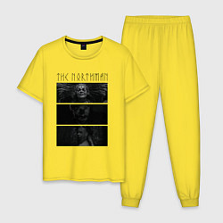Пижама хлопковая мужская The Northman 2022, цвет: желтый