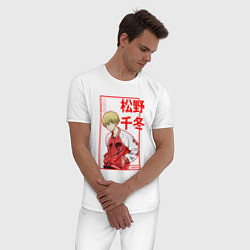 Пижама хлопковая мужская ЧИФУЮ ТОКИЙСКИЕ МСТИТЕЛИ 2, цвет: белый — фото 2
