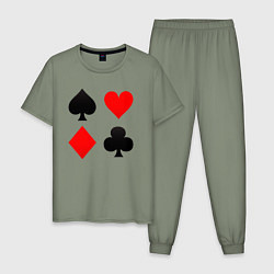 Мужская пижама Четыре масти игральных карт