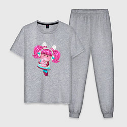 Мужская пижама Маленькая девочка с розовыми волосами