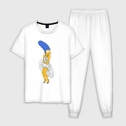 Мужская пижама Мардж Симпсон в позе Мэрилин Монро