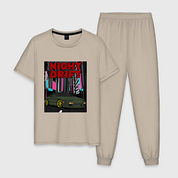 Мужская пижама Night Drift Tokyo Nissan 180sx 200sx 240sx Silvia