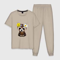 Мужская пижама Мир - Красная Панда