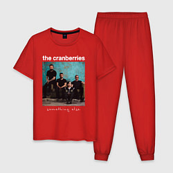 Пижама хлопковая мужская The Cranberries rock, цвет: красный