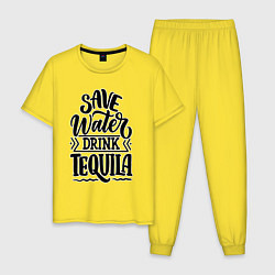 Мужская пижама Спаси воду - пей текилу