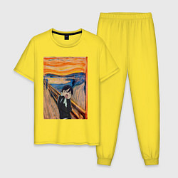 Мужская пижама Крик бездомный Бог