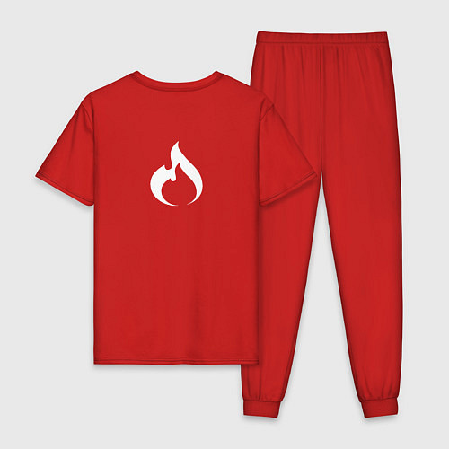 Мужская пижама Burn / Красный – фото 2