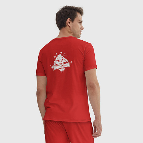 Мужская пижама Dead by daylight - Железная воля / Красный – фото 4