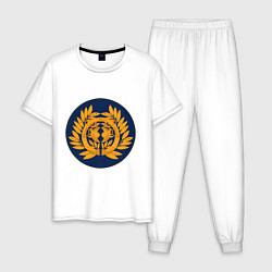 Пижама хлопковая мужская Клан Датэ Total War: Shogun 2, цвет: белый