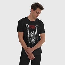 Пижама хлопковая мужская Cannibal Corpse арт, цвет: черный — фото 2