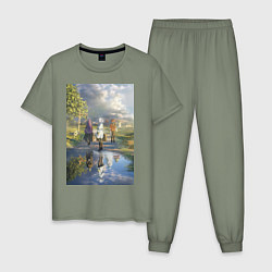 Мужская пижама Фрирен провожающая в путь