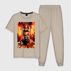 Мужская пижама Майк Тайсон огненный боксер