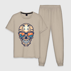 Мужская пижама Summer skull