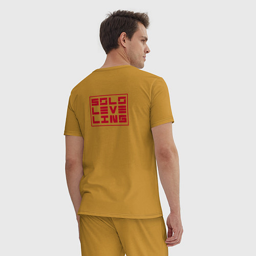 Мужская пижама Solo Leveling A second chance Red / Горчичный – фото 4