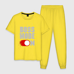 Мужская пижама Режим босса