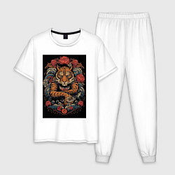 Мужская пижама Боевой тигр Муай Тай