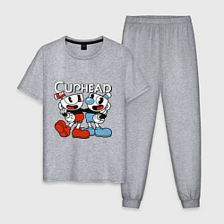 Мужская пижама Cuphead and Mugman