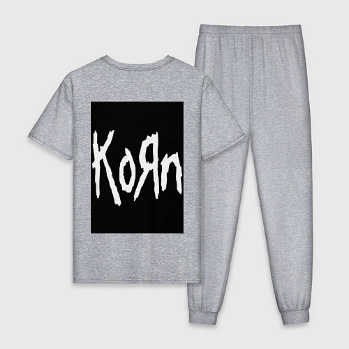 Мужская пижама Korn - The Serenity of Suffering / Меланж – фото 2