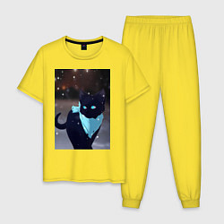 Мужская пижама Бездомный бог кот Ято