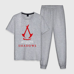 Мужская пижама Assassins creed shadows logo